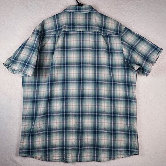 ed Head Brand Co Shirt XL — Short‑Sleeve Cotton Plaid Outdoor Button‑Up - Picture 12 of 13